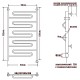 Электрический полотенцесушитель Ника Curve ЛZ 120/50 Хром