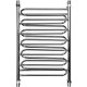 Водяной полотенцесушитель Ника Curve ЛZ (г) 80x40 Хром