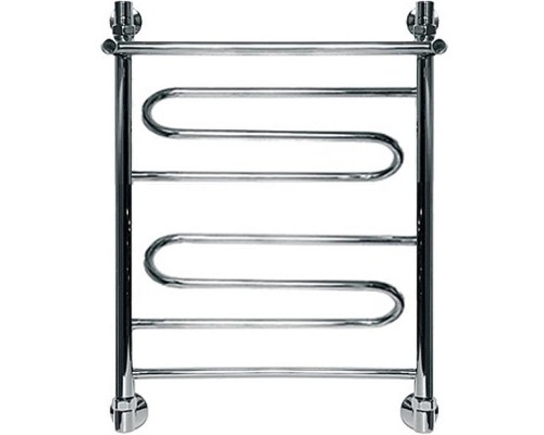 Водяной полотенцесушитель Ника Curve ЛZ/ВП 60x50 с полкой Хром