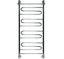 Водяной полотенцесушитель Ника Curve ЛZ/ВП 100x50 с полкой Хром