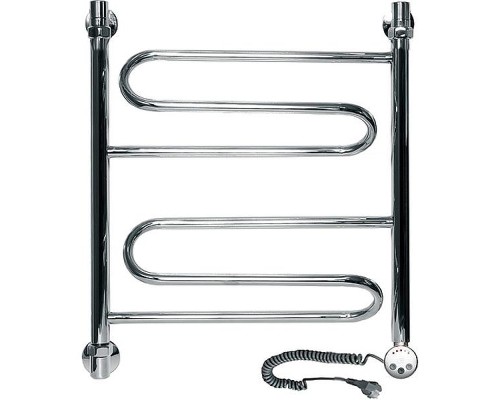 Электрический полотенцесушитель Ника Curve ЛZ Эл. 60x60 Хром