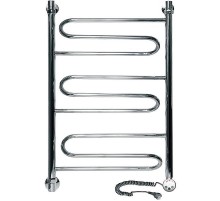 Электрический полотенцесушитель Ника Curve ЛZ Эл. 80x50 Хром