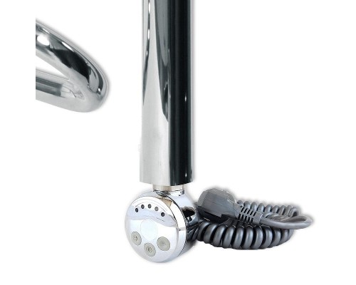 Электрический полотенцесушитель Ника Curve ЛZ Эл. 80x60 Хром