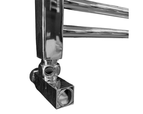 Водяной полотенцесушитель Ника Modern ЛМ 2 100x40 Хром 18 перекладин