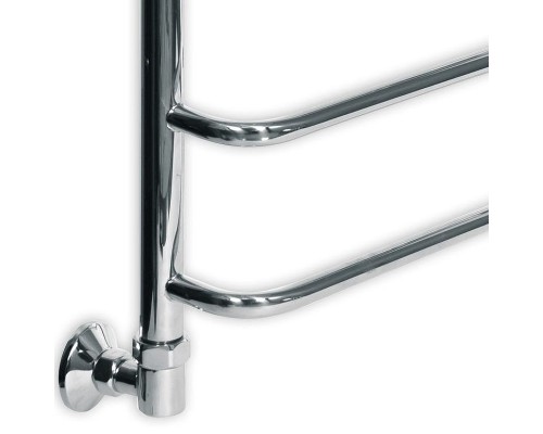 Водяной полотенцесушитель Ника Quadro Л90 60x60 Хром