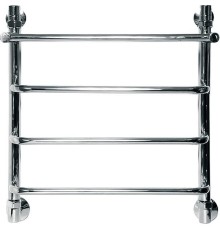 Водяной полотенцесушитель Ника Quadro Л90/ВП 50x40 с полкой Хром