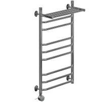 Электрический полотенцесушитель Ника Trapezium ЛТ (Г2) ВП 80/50 с полкой Хром