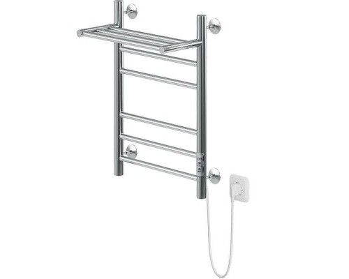 Электрический полотенцесушитель Ника Way-2 60/40 с полкой Хром