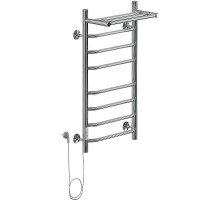 Электрический полотенцесушитель Ника Way-3 80/40 с полкой Хром