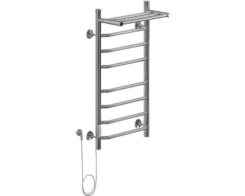 Электрический полотенцесушитель Ника Way-3 80/40 с полкой Хром