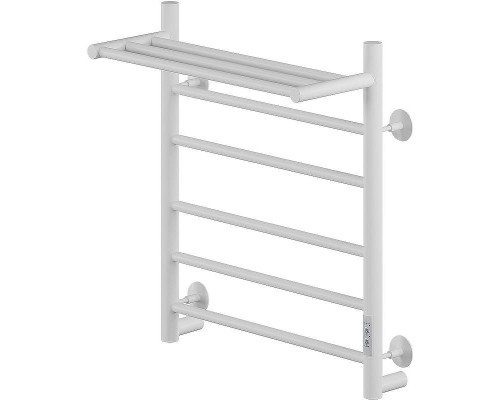 Электрический полотенцесушитель Ника Way-2 60/50 U с полкой Белый матовый