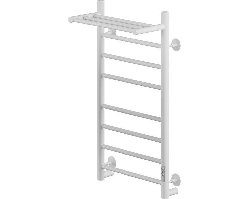 Электрический полотенцесушитель Ника Way-2 80/40 U с полкой Белый матовый