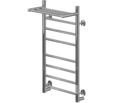 Электрический полотенцесушитель Ника Way-2 80/40 U с полкой Хром