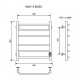 Электрический полотенцесушитель Ника Way-3 60/50 U Хром