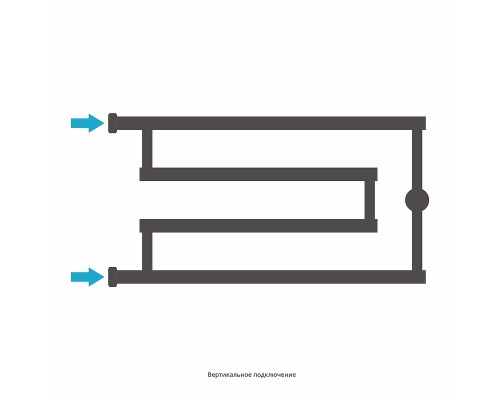 Водяной полотенцесушитель Сунержа High-Tech+ 32x65 022-4051-3265 цвет Матовая шампань