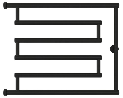 Водяной полотенцесушитель Сунержа High-Tech+ 50x65 31-4052-5065 цвет Матовый чёрный