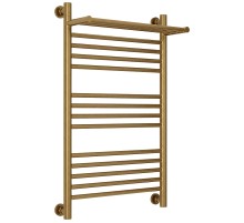 Водяной полотенцесушитель Сунержа Богема+ с 1 полкой 80x50 05-0223-8050 цвет Состаренная бронза