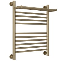 Водяной полотенцесушитель Сунержа Богема+ с 1 полкой 60x50 32-0223-6050 цвет Золотой шёлк