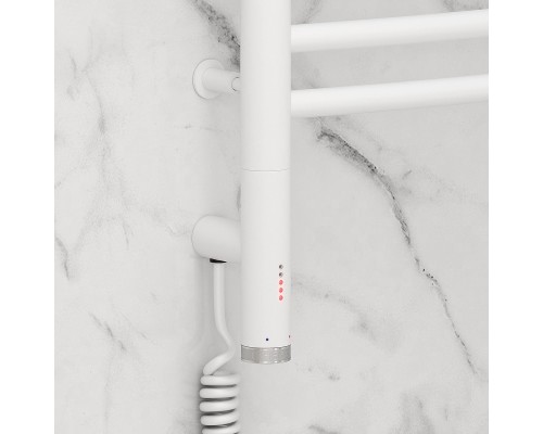 Электрический полотенцесушитель Сунержа Богема 3.0 выгнутая 80x40 30-5802-8040 цвет Матовый белый