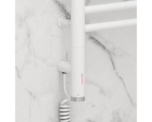 Электрический полотенцесушитель Сунержа Богема 3.0 с 1 полкой 60x50 30-5806-6050 цвет Матовый белый