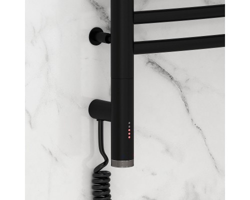 Электрический полотенцесушитель Сунержа Богема 3.0 выгнутая 60x40 31-5802-6040 цвет Матовый чёрный