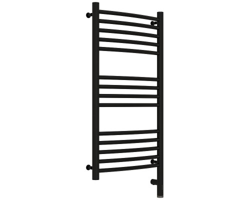 Электрический полотенцесушитель Сунержа Богема 3.0 выгнутая 80x40 31-5803-8040 цвет Матовый чёрный