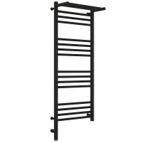 Электрический полотенцесушитель Сунержа Богема 3.0 с 1 полкой 100x40 31-5806-1040 цвет Матовый чёрный