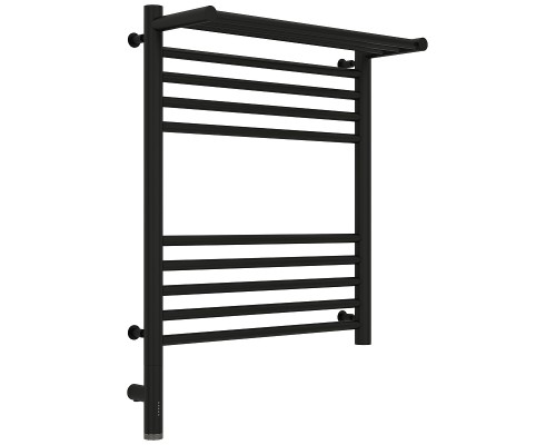 Электрический полотенцесушитель Сунержа Богема 3.0 с 1 полкой 60x50 31-5806-6050 цвет Матовый чёрный