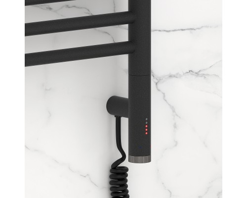 Электрический полотенцесушитель Сунержа Богема 3.1 прямая 50x50 15-6005-5050 цвет Тёмный титан муар