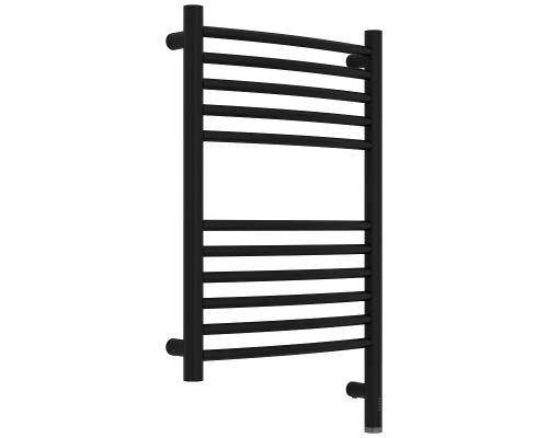 Электрический полотенцесушитель Сунержа Богема 3.1 выгнутая 60x40 31-6003-6040 цвет Матовый чёрный