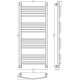 Водяной полотенцесушитель Сунержа Богема+ выгнутая 1200х500 30-0221-1250 Белый матовый