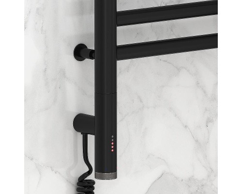 Электрический полотенцесушитель Сунержа Элегия 3.0 600x400 L 31-5818-6040 Черный матовый