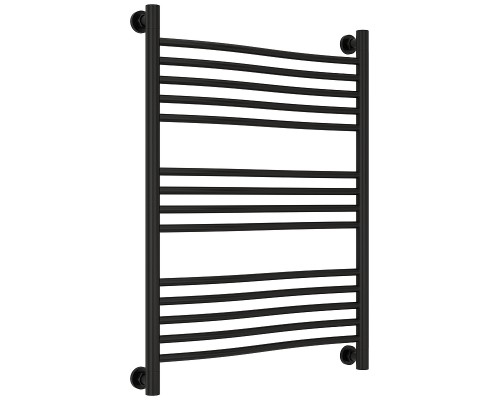 Водяной полотенцесушитель Сунержа Флюид+  80x60 31-0222-8060 цвет Матовый чёрный