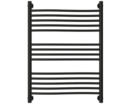 Водяной полотенцесушитель Сунержа Флюид+  80x60 31-0222-8060 цвет Матовый чёрный