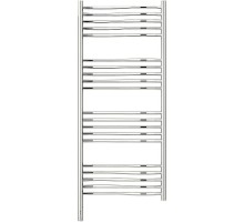 Электрический полотенцесушитель Сунержа Флюид 3.0 1200x500 L 00-5820-1250 Хром