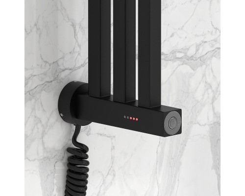 Электрический полотенцесушитель Сунержа Хорда 4.0 120x16.6 31-0834-1200 цвет Матовый чёрный