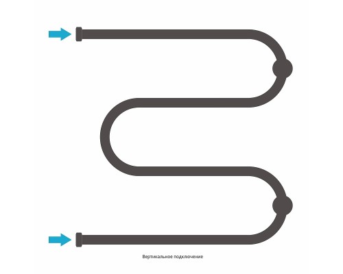 Водяной полотенцесушитель Сунержа М-образный 60x60 32-4007-6060 цвет Золотой шёлк