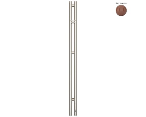 Электрический полотенцесушитель Сунержа Нюанс 3.0 120x8.5 8002-5843-1253 цвет RAL 8002 Сигнальный коричневый