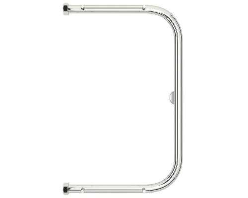 Водяной полотенцесушитель Сунержа П-образный 600х400 00-0004-6040 с двумя полками Хром