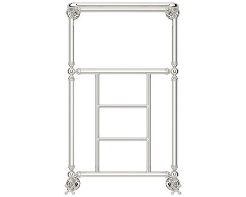 Водяной полотенцесушитель Сунержа Ренессанс 86x50 00-0282-8650 Без покрытия