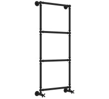 Водяной полотенцесушитель Сунержа Ренессанс 126x50 31-0280-1250 цвет Матовый чёрный