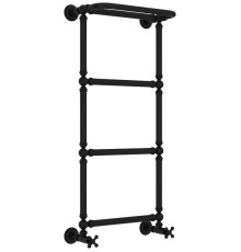 Водяной полотенцесушитель Сунержа Ренессанс 96x40 31-0281-9640 цвет Матовый чёрный