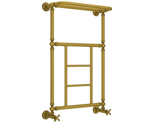 Водяной полотенцесушитель Сунержа Ренессанс 86x50 051-0282-8650 цвет Состаренная латунь