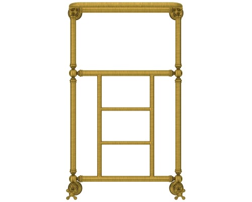 Водяной полотенцесушитель Сунержа Ренессанс 86x50 051-0282-8650 цвет Состаренная латунь