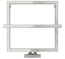 Водяной полотенцесушитель Сунержа Штиль EU50+ 530х530 00-0256-5353 Хром