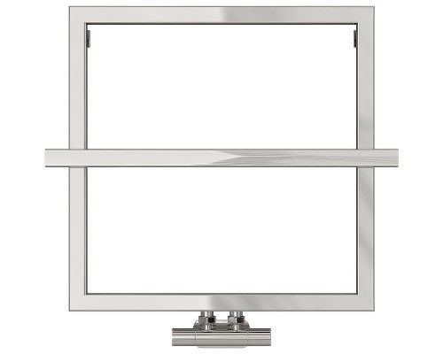 Водяной полотенцесушитель Сунержа Штиль EU50+ 530х530 00-0256-5353 Хром