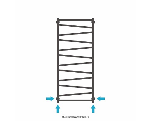 Водяной полотенцесушитель Сунержа Сирокко 120x50 32-0253-1250 цвет Золотой шёлк