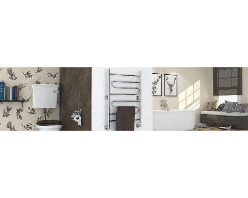 Водяной полотенцесушитель Сунержа Стилье Универсал-51 800х500 00651-8050 Хром