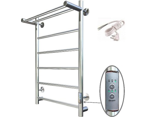 Электрический полотенцесушитель Тругор Аспект Пэк СП 1 П 80x50 с полкой Хром