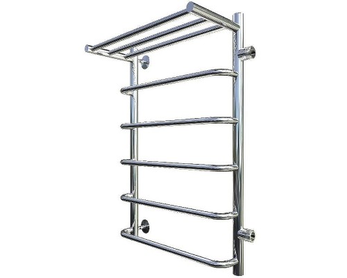 Водяной полотенцесушитель Тругор Идеал 1 П ПМ 80x50 с полкой Хром